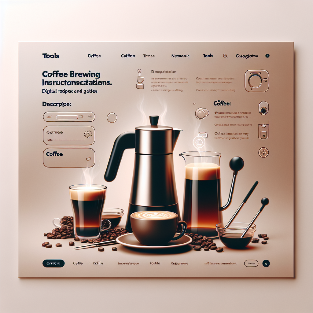 Kaffee-Brauanleitungen