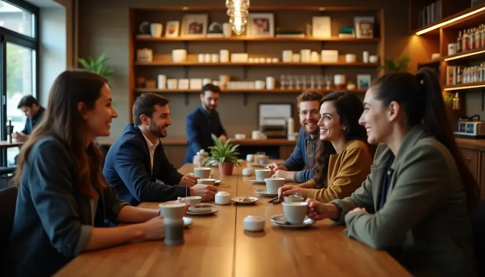 Das Café als sozialer Treffpunkt: Kaffee als Katalysator für Gespräche und Gemeinschaft