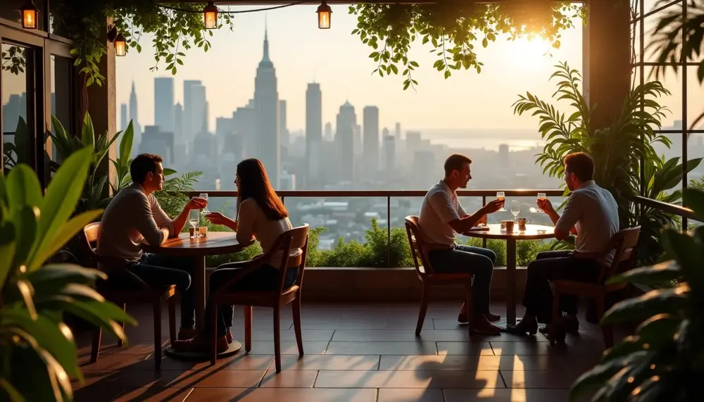 Kaffeegenuss an besonderen Orten: Von Baumhäusern bis Rooftop-Cafés