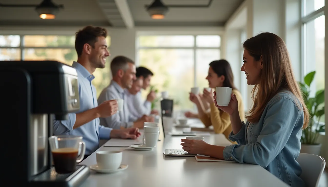 Kaffeevollautomaten für Firmen: So verbessern Sie Ihre Mitarbeiterzufriedenheit